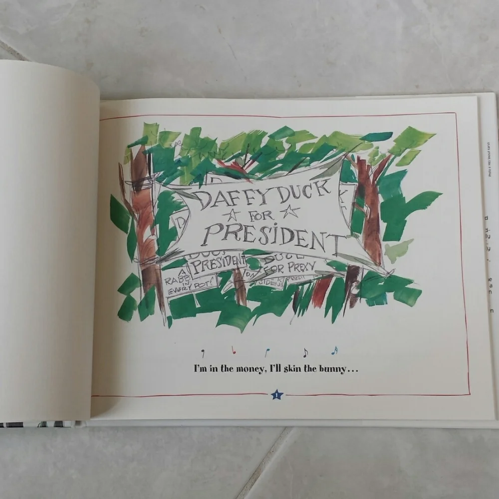 Daffy Duck for President Hardback Book